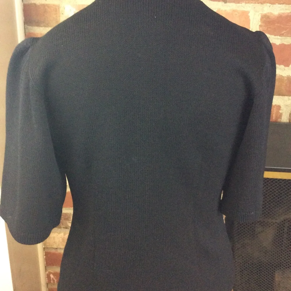 Vintage St. John Santana Knit Bell Sleeve Cardigan - Picture 7 of 8